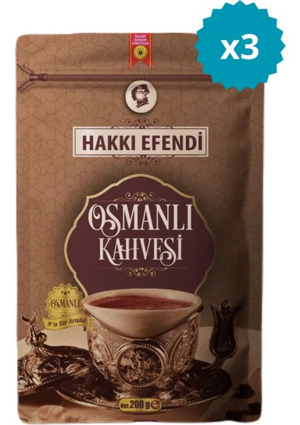 Osmanlı Kahvesi 200 gr x 3 Adet