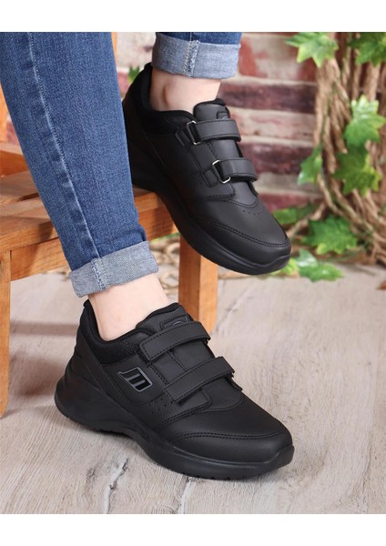 242-1307 Zn (36-40) Siyah Sneaker Ayakkabı