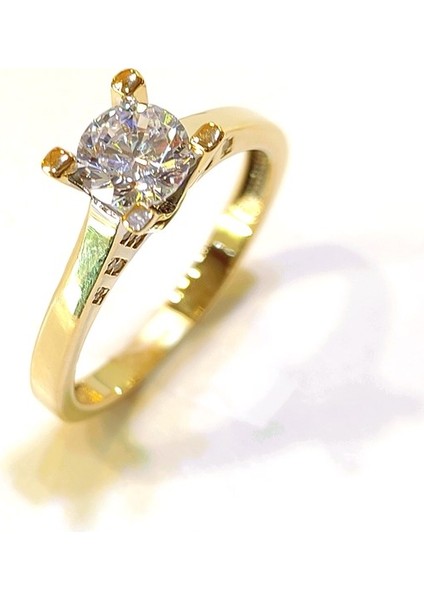 Tek Taş Yüzük 14 Ayar Altın Hd Videolu fiyatları