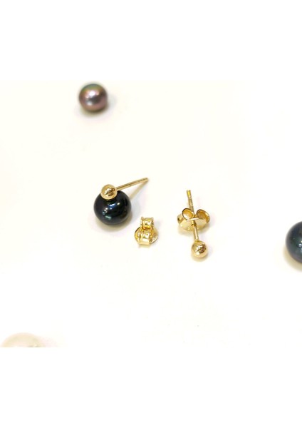3mm Top Küpe Altın HD VİDEOLU
