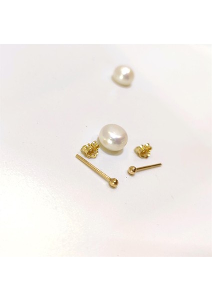 2.3mm NOKTA Vidalı Top Küpe 14 Ayar Altın HD VİDEOLU modelleri