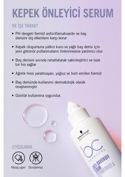 Bc Clean Kepek Önleyen Kepeğe Karşı Serum 100ML | Anti-Dandruff, Aha fiyatları