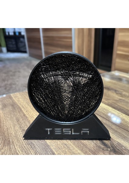 Tesla String Art Logo