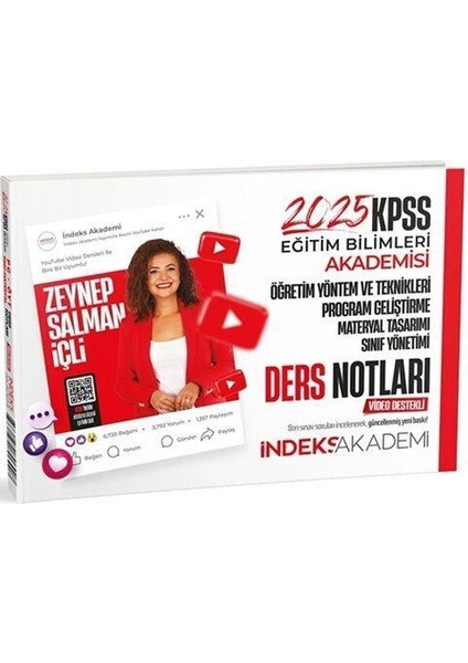 2025 KPSS Eğitim Bilimleri Öğretim Yöntem ve Teknikleri Program Geliştirme Video Ders Notları