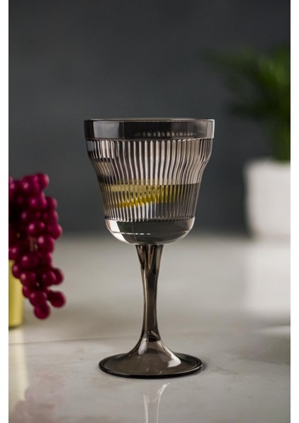 Akrilik Tekli Kadeh & Su Meşrubat Kahve Yanı Bardağı 300 ml ( Cam Değildir )