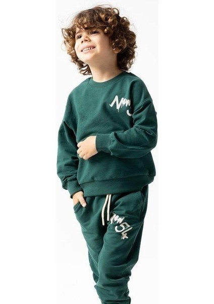 Erkek Çocuk Pamuklu New 54 Yazılı Eşofman Takım modelleri