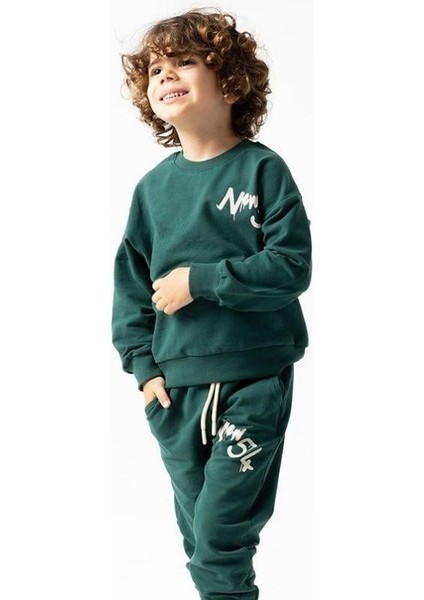 Erkek Çocuk Pamuklu New 54 Yazılı Eşofman Takım fırsatları