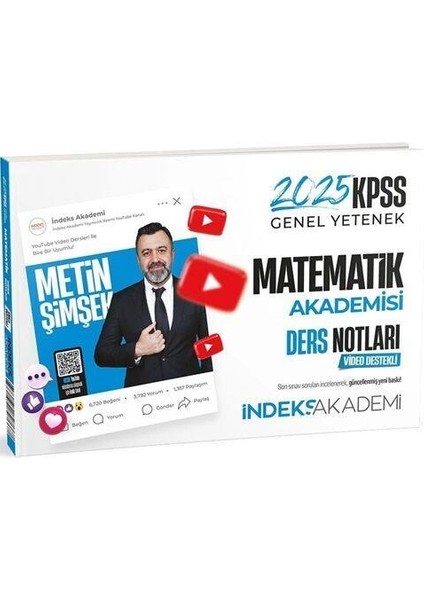 İndeks Akademi Yayıncılık 2025 KPSS Matematik Akademisi Video Ders Notları