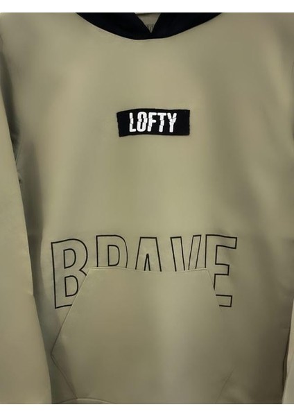 Erkek Kapüşonlu Lofty Yazılı Sweatshirt fırsatları
