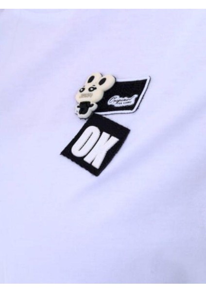 Kız Çocuk Pamuklu Geniş Kesim Kapüşonlu T-Shirt indirimleri