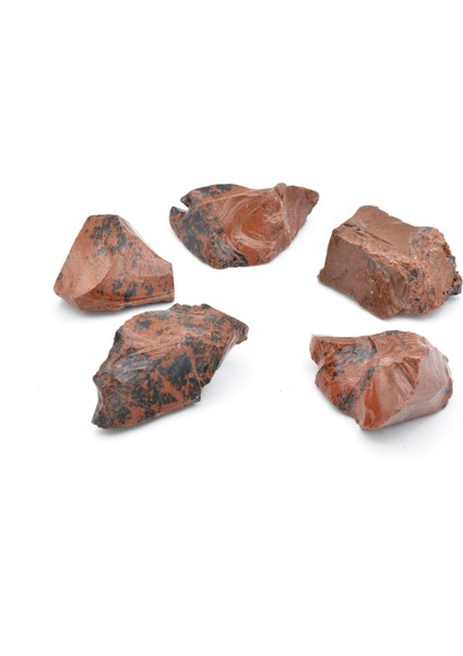 Hakiki Doğal Mahogany Obsidyen Taşı Kaya Parçası