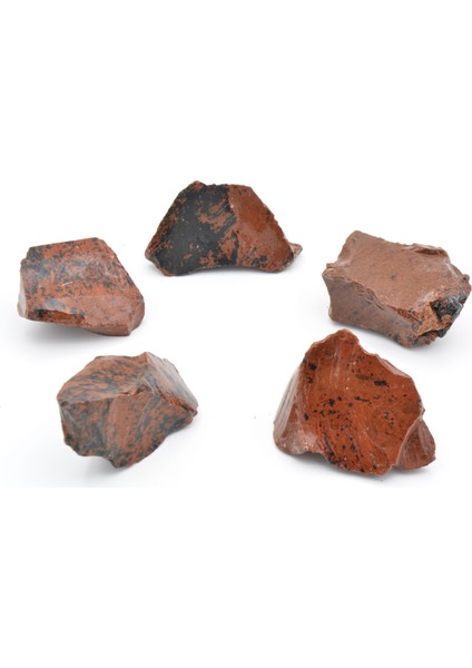 Hakiki Doğal Mahogany Obsidyen Taşı Kaya Parçası