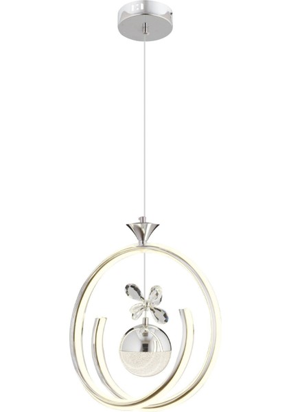 Tekno Trust Dilan Krom Kaplama 3 Renkli 42 Watt Ledli Modern Tasarım Oturma Odası,genç Odası,yatak Odası,salon