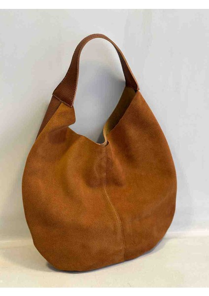 Süet Kadın Omuz Çantası