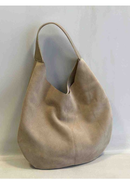 Süet Kadın Omuz Çantası