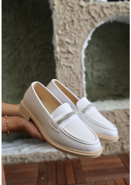 Woni Beyaz Cilt Babet Ayakkabı fiyatları