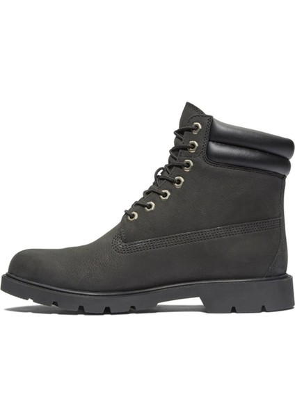 Deri Siyah Erkek Bot 6 In Basic 6 Inch Lace Up Boot