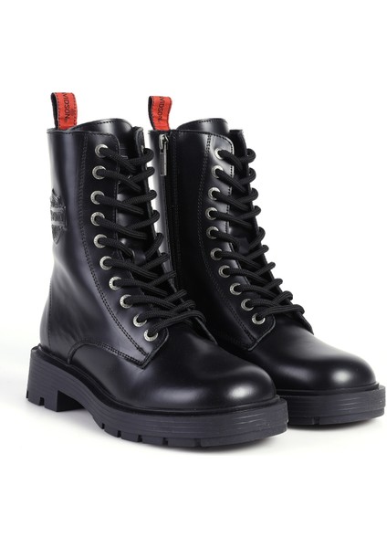 Deri Siyah Kadın Bot 026Z100077 fiyatları