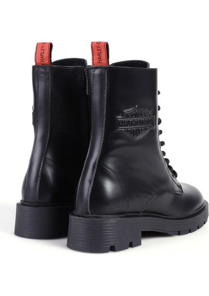 Deri Siyah Kadın Bot 026Z100077 modelleri