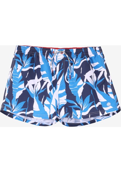 Lacivert Erkek Şort Mayo PMB10399 595 Tropıc Swımshort