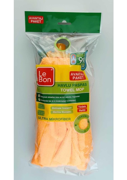 Paspas/towel Mop Avantajlı 1'li Paket Ultra Mikrofiber