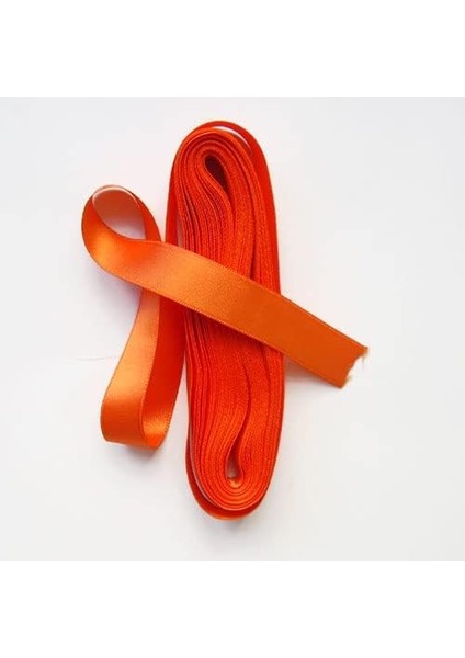 Marifetlerim - Turuncu Saten Kurdele 1 Cm 10 Metre
