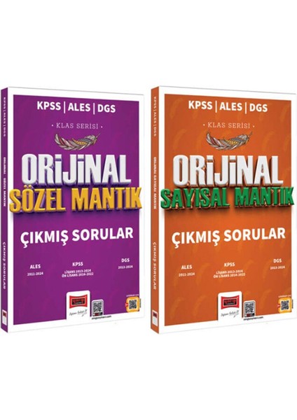 2025 Kpss Ales Dgs Klas Serisi Orijinal Sayısal Mantık+Sözel Mantık Çıkmış Sorular