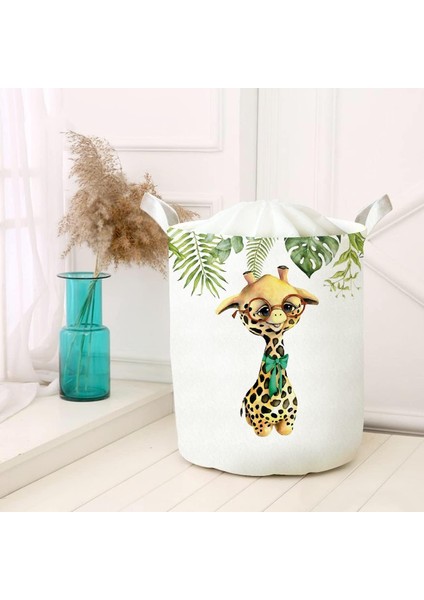 Amaçlı Oyuncak Saklama Kutusu Kirli Çamaşır Piknik Sepeti Katlanır Düzenleyici Keçe Model 40004