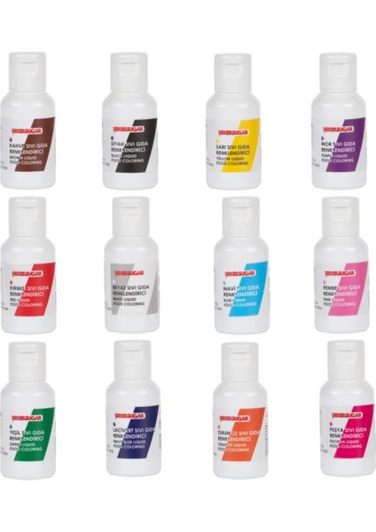 Yenilebilir Sıvı Gıda Boyası Yeşil 20 ml