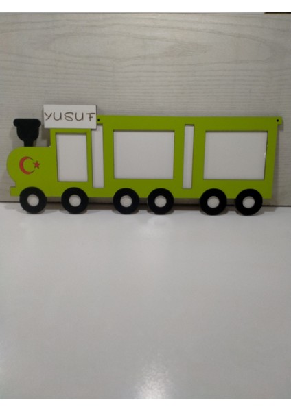 Çerçeve Çocuk Odası Için Tasarım 3 Fotoğraflık Renkli Kişiye Özel Isim fiyatları