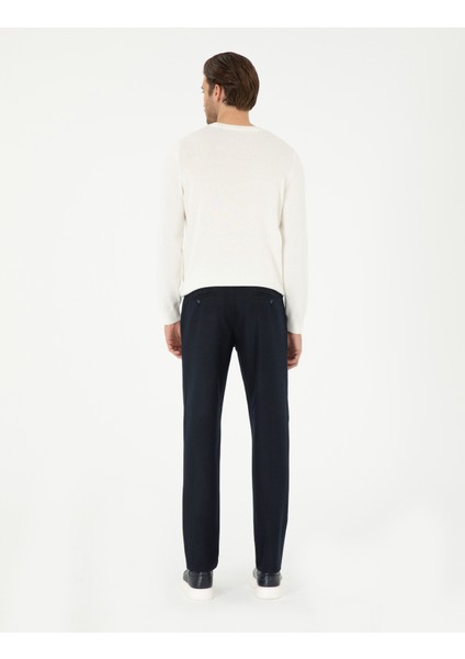 Erkek Lacivert Ex. Slim Fit Kumaş Pantolon 50293389-VR033 fırsatları