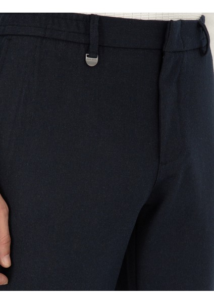 Erkek Lacivert Ex. Slim Fit Kumaş Pantolon 50293389-VR033 indirimleri