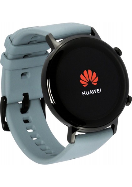 Watch Gt Ve Gt 2 42mm Uyumlu (20mm) Fluoroelastomer Kayış, Açık Mavi (ORİJİNAL ÜRÜN)