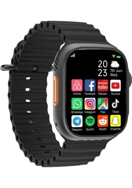 Watch Ultra Kameralı 4g Sim Kartlı 16GB Akıllı Saat Çocuk Wi-Fi Googleplay iphone Huawei Uyumlu 8-9
