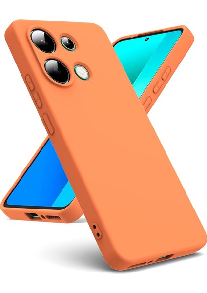 Xiaomi Redmi Note 13 4g Kılıf Yüksek Kalite 3D Kamera Korumalı Içi Kadife Lansman Liquid Silikon Kapak