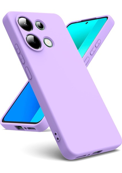 Xiaomi Poco M6 Pro 4g Kılıf Yüksek Kalite 3D Kamera Korumalı Içi Kadife Lansman Liquid Silikon Kapak