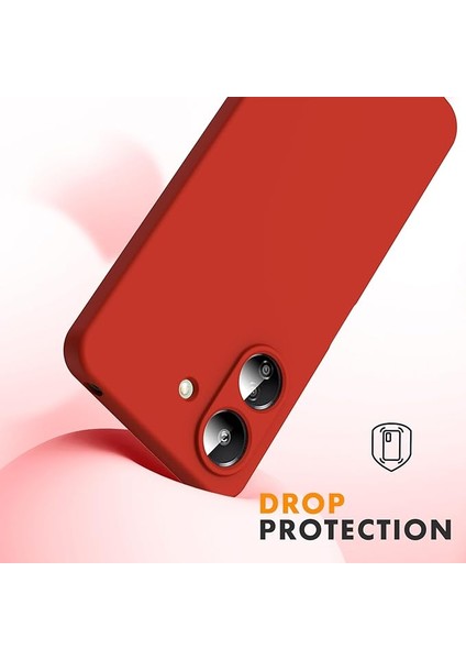 Xiaomi Redmi 13C / Poco C65 Kılıf Yüksek Kalite 3D Kamera Korumalı Içi Kadife Lansman Liquid Silikon Kapak