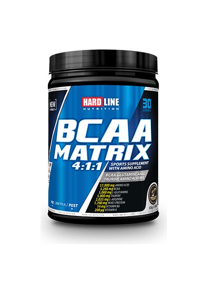 Hardline Nutrition Bcaa Matrix Tropical 630 Gr