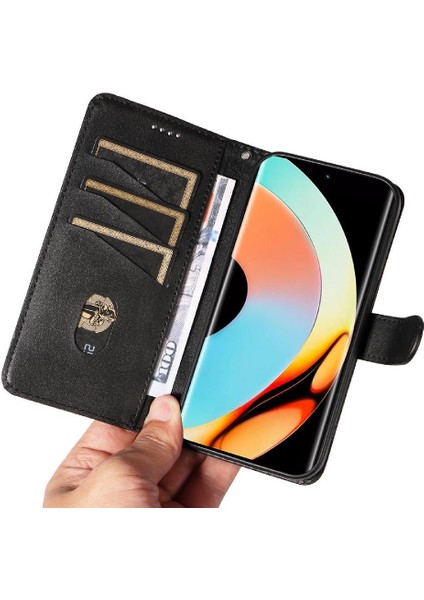 Realme 10 Pro Artı 5g Cüzdan Telefon Kılıfı Için Filp Durumda Preslenmiş Pu Deri (Yurt Dışından) modelleri