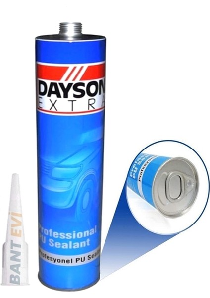 Silikon Siyah 280 ml Dayson Extra Profesyonel Pu Mastik Dayson Yapıştırıcı