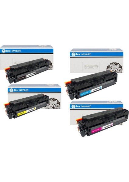 HP-415A Hp Color Laserjet Pro Mfp M454DW Muadil Toneri 1 Set Chipsiz