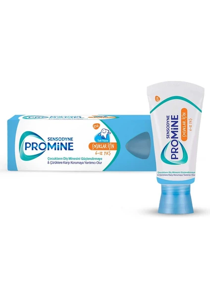 Sensodyne Promine Kids Çocuklar İçin 6 - 12 Yaş Diş Macunu 50ml​