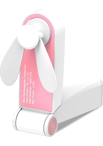 Mini Fan USB Taşınabilir Katlanır Cep Elde Tutulabilir ve Masaüstüne Yerleştirilebilir (Yurt Dışından)