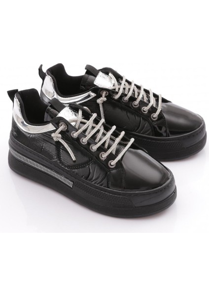 2580 Kadin Silver Taşli Sneakers Ayakkabi fiyatları