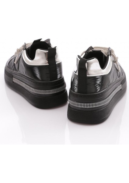 2580 Kadin Silver Taşli Sneakers Ayakkabi modelleri