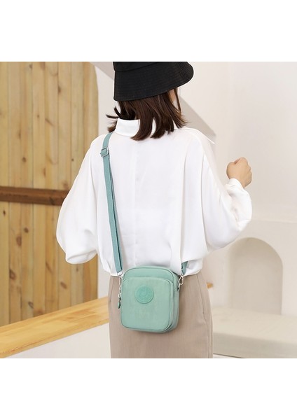 Kadınlar Için Omuzdan Askili Çanta Kore Tarzı Düz Renk Naylon Crossbody Küçük Çanta Hafif Anne Çantası (Yurt Dışından) fırsatları