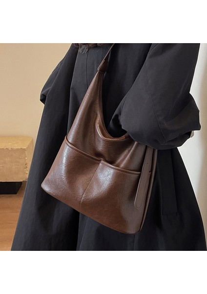 Kadın Çantası Kadın Koltukaltı Çantası Büyük Kapasiteli Kadın Omuz Çantası Büyük Crossbody Çanta (Yurt Dışından) fiyatları