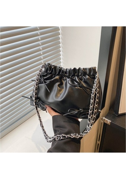 Küçük Çanta Kadın Gündelik Zincir Omuz Crossbody Çanta Kova Çanta (Yurt Dışından) fırsatları