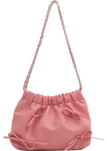 Küçük Çanta Kadın Gündelik Zincir Omuz Crossbody Çanta Kova Çanta (Yurt Dışından)
