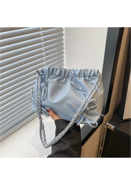 Küçük Çanta Kadın Gündelik Zincir Omuz Crossbody Çanta Kova Çanta (Yurt Dışından) indirimleri